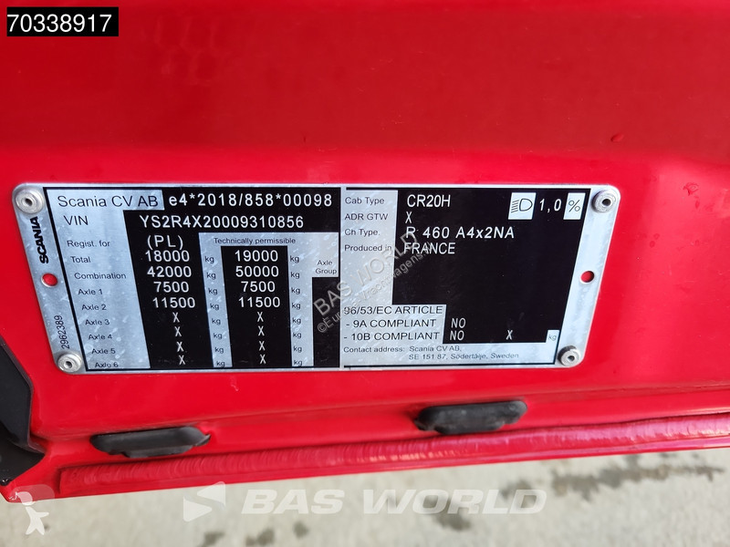 Scania 460 4X2 etarder 2x Tanks ACC Alcoa's...