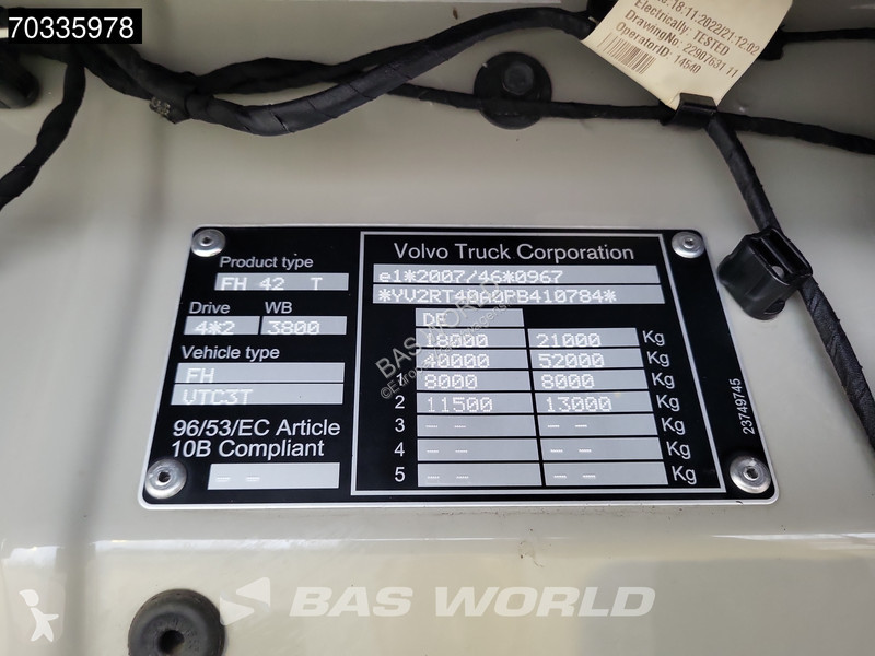 Cabeza tractora Volvo 500  4X2 XL Retarder 2x...