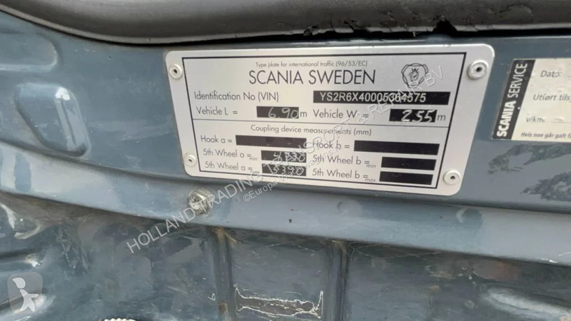 Trekker Scania 730 Scania 730 6x4 Big axle EUO6...