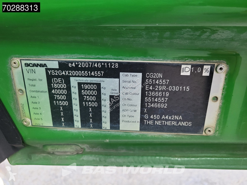 Trekker Scania 450 4X2 3-Pedal Hydrauliek Navi...