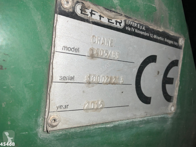 جرار Scania 490 8x4 Euro 6 Effer 140 Tonmeter...
