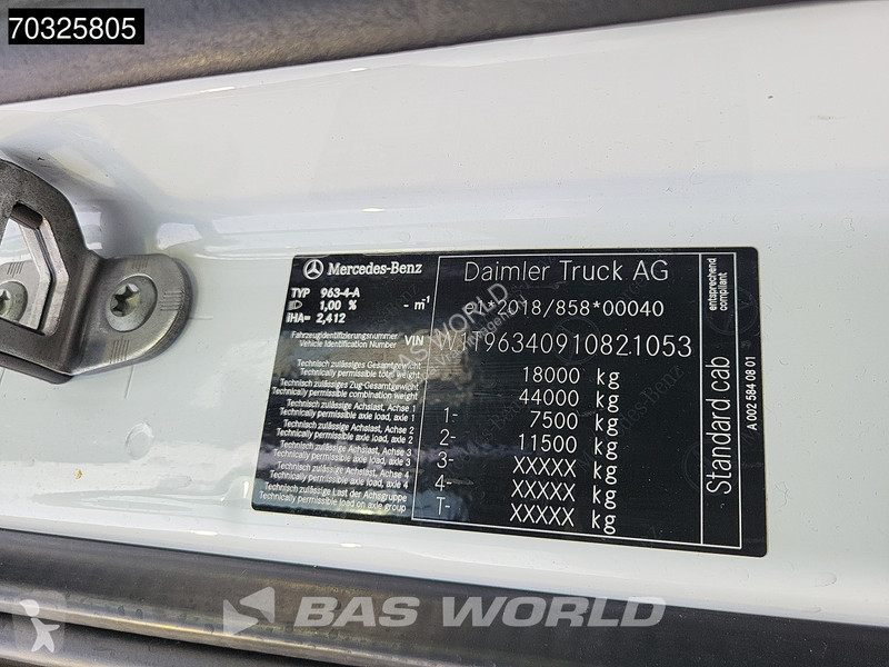 جرار Mercedes 1845 4X2 BigSpace 2xTanks Navi