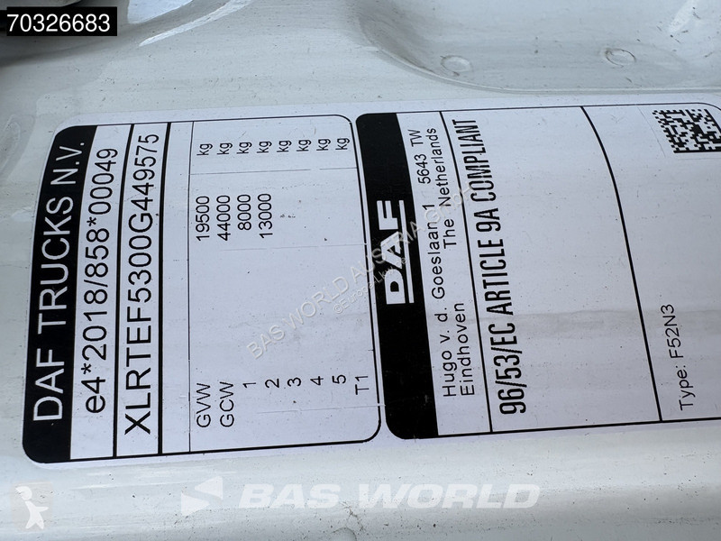 جرار DAF XF  NXF 4X2 2x Tanks ACC
