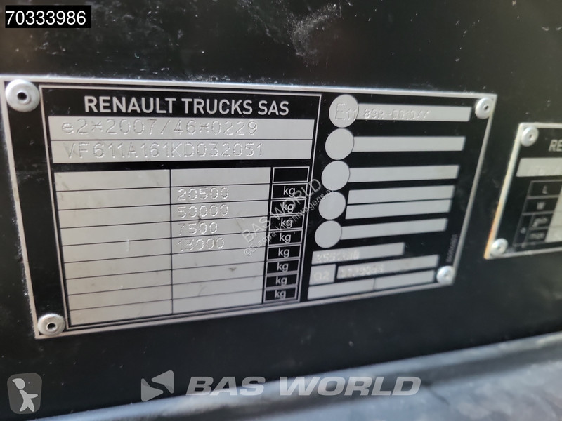 Cabeza tractora Renault T 460 6X2 SleeperCab...