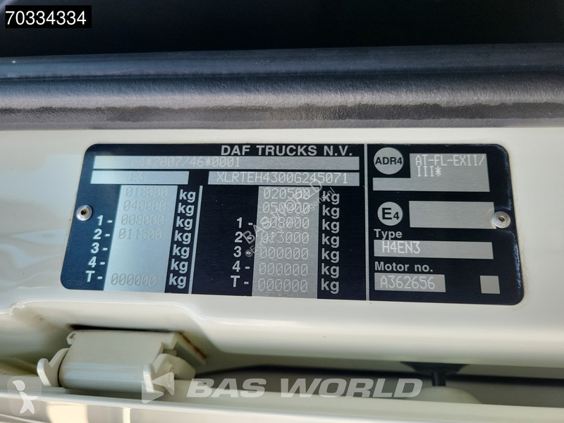 Tracteur DAF XF  4X2 APK 04-2027 Retarder...