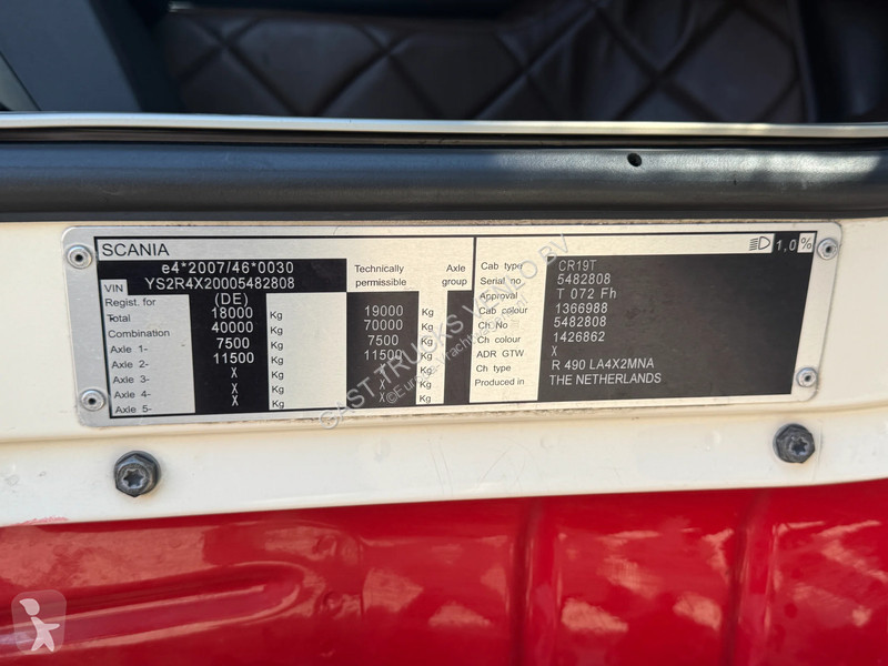 Trekker Scania R490 Manual Retarder Euro 6 Full...