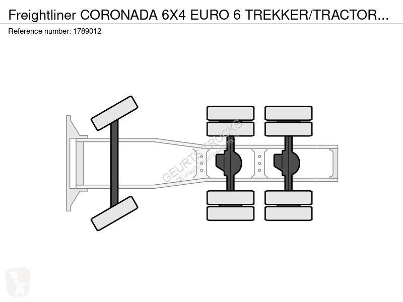 Tahač Freightliner CORONADA 6X4 EURO 6...