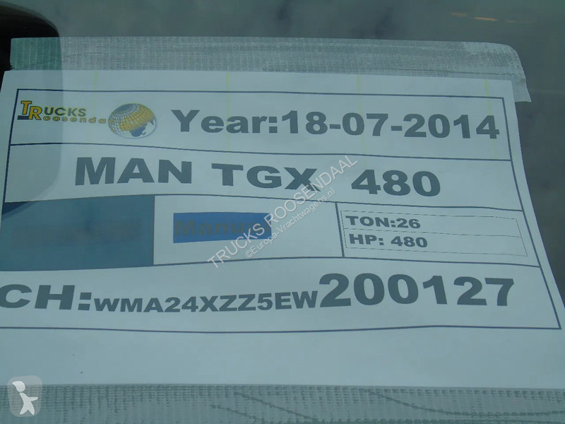 Traktor MAN TGX + 6x2 + retarder + euro 6