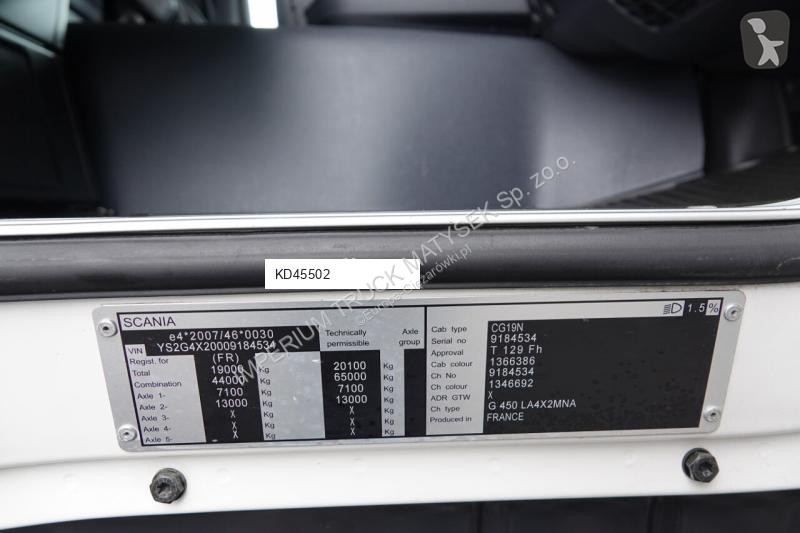 Traktor Scania G 450 / RETARDER / NISKA KABINA...