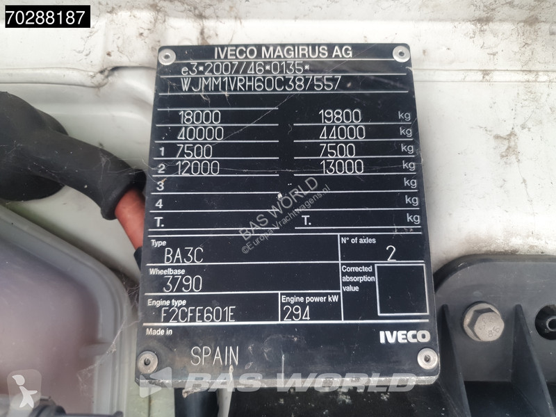 Tracteur Iveco 400 4X2 Retarder 2xTanks LNG ACC...