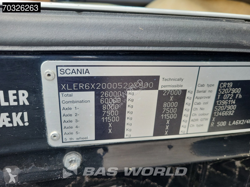 جرار Scania R500 6X2 Manual V8! Standklima...