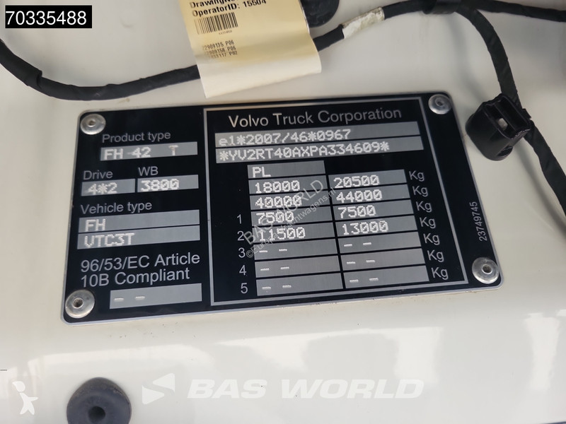 Тягач Volvo 500 4X2 XL 2x Tanks I-ParkCool ACC