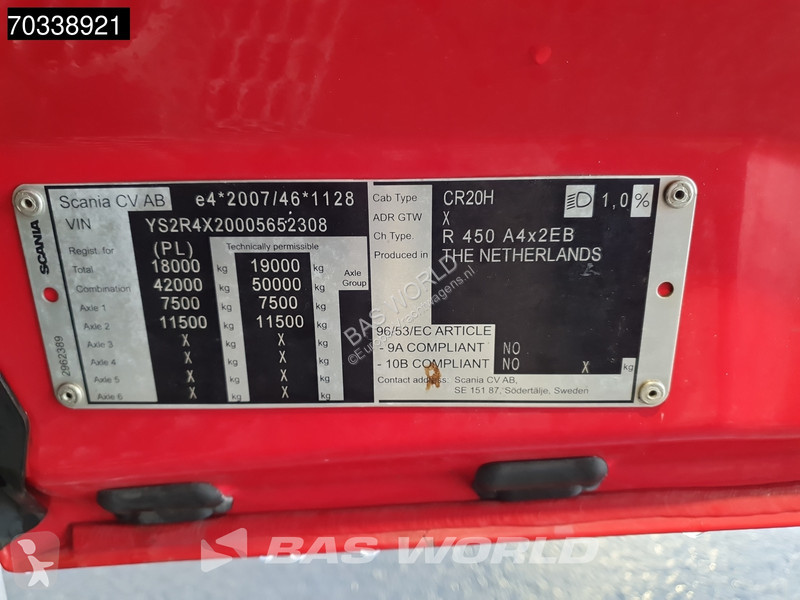 Scania 4X2 Retarder 2x Tanks APK ACC tractor unit