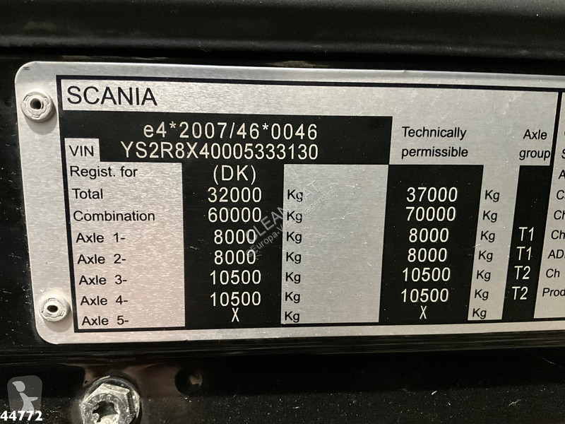 Tractor Scania R500 8x4 V8 Retarder alfinger 53...