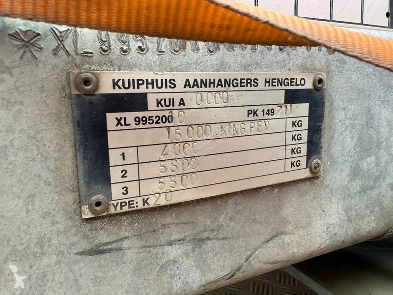 Traktor Renault 180 EURO 5 + KUIPHUIS K20 WITH...