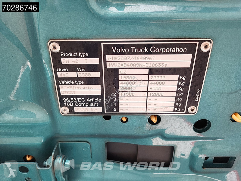 Tracteur Volvo FM Electric FM 4X2 ELECTRIC!...