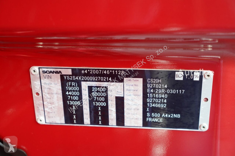 Tractor Scania S 500 / RETARDER / I-PARK COOL /...
