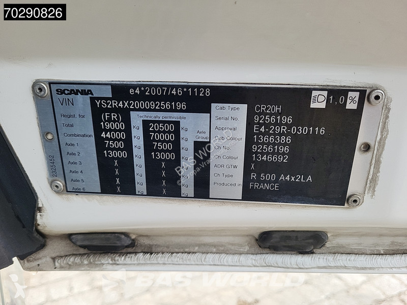 Tracteur Scania R500 R 4X2 Retarder 2xTanks ACC...