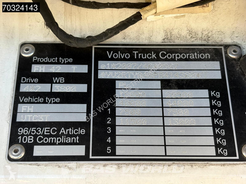 جرار Volvo FH 460 4X2 XL VEB+ TC 2xTanks...