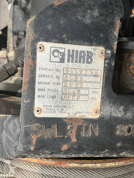 جرار MAN 41.363 8x4 Manual Full steel Hiab 80...