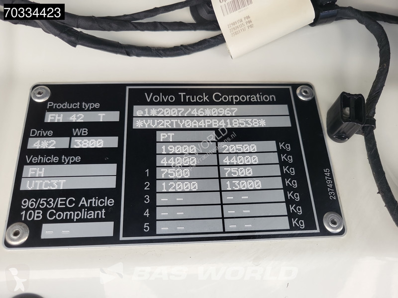 Tracteur Volvo FH 460 4X2 Retarder 2x Tanks New...