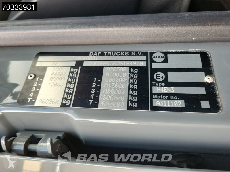 Trekker DAF XF  4X2 SC Standklima Hydraulic ACC...