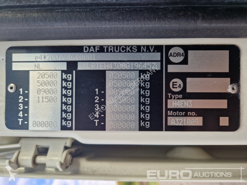 Cap tractor DAF XF480 FT