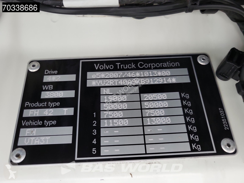 Volvo FH 500 FH 4X2 XL -Truck 2xTanks...