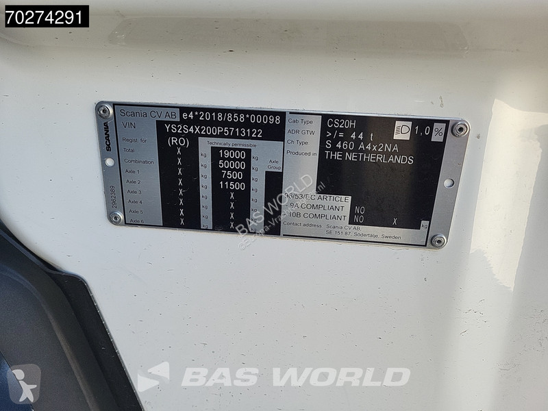 Trekker Scania S460 S 4X2 etarder 2x Tanks ACC...