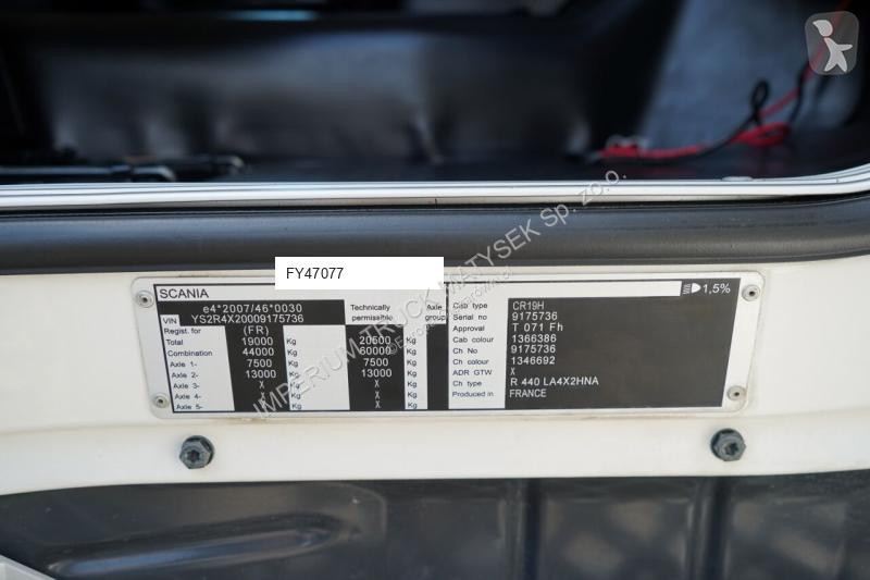 Traktor Scania R 440  / HYDRAULIKA