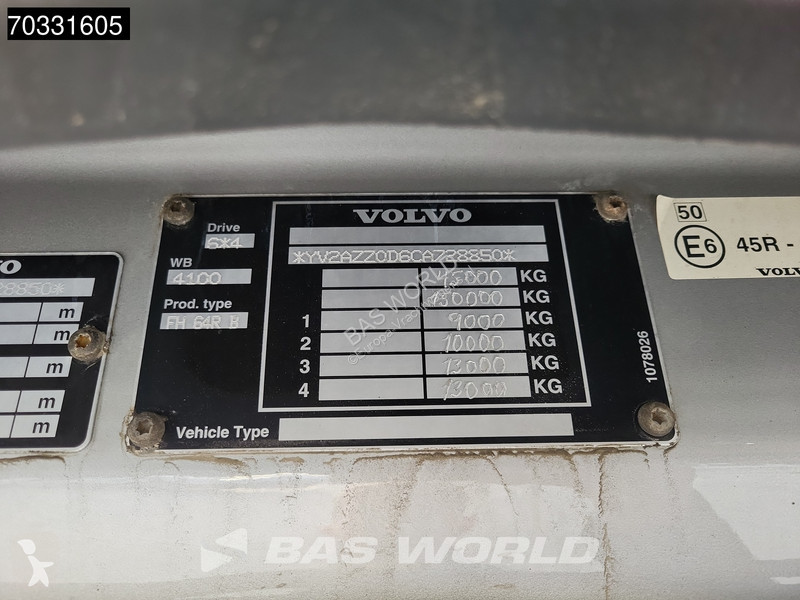 جرار Volvo 750 FH 8X4 XL Retarder Big-Axle...