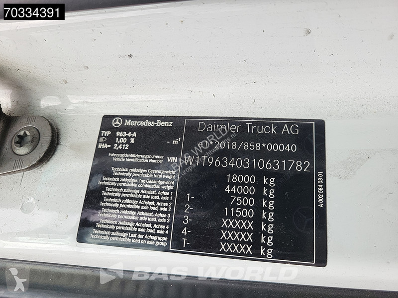 Cabeza tractora Mercedes 1845 4X2 StreamSpace...