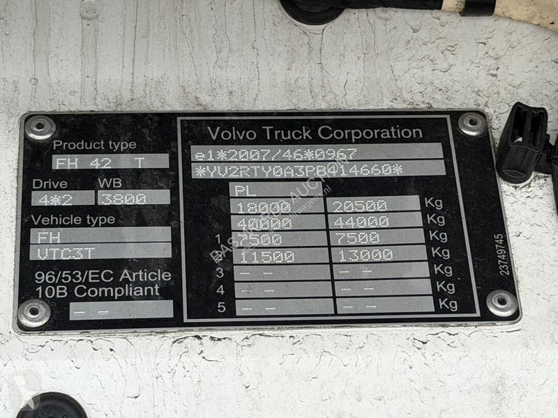 Nyergesvontató Volvo FH FH 460