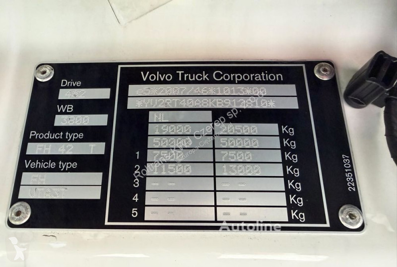 Tahač Volvo FH 500