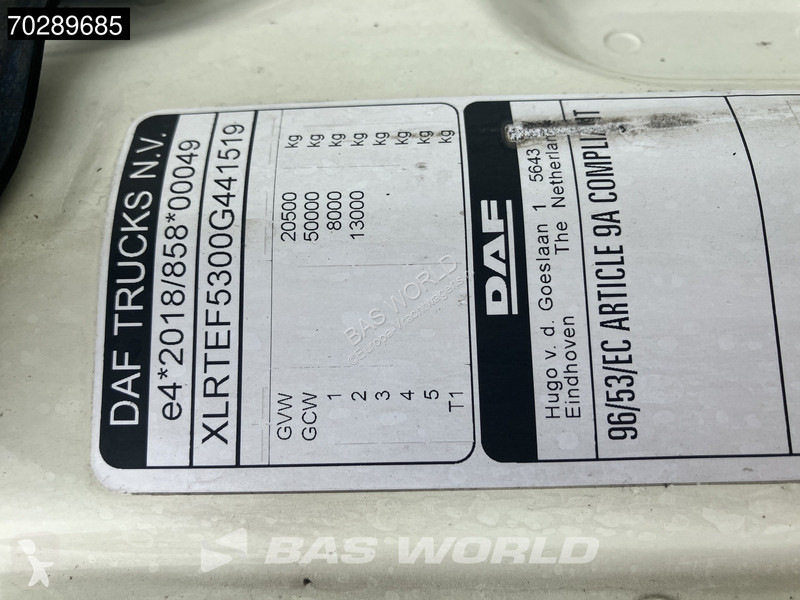Tahač DAF + 530 4X2 Retarder 2x Tanks Leather...