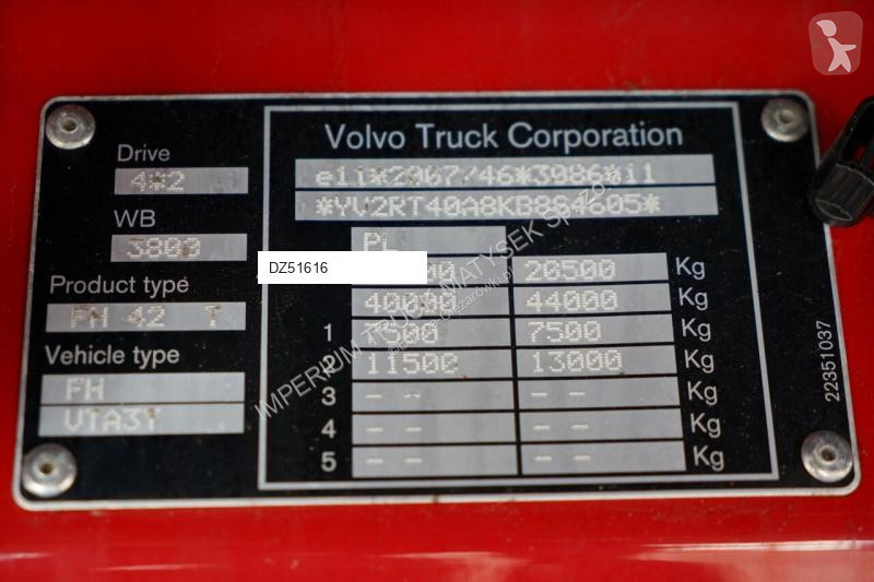 جرار Volvo FH 500 / HYDRAULIKA / I-SHIFT / DWA...