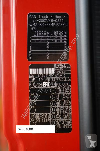جرار MAN TGX 18.510 / GM / RETARDER / PEŁNY ADR...