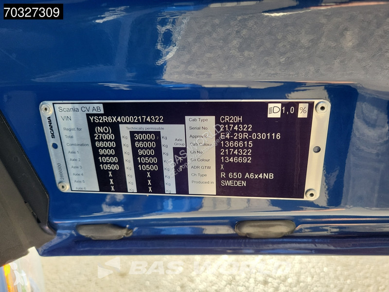 Trattore Stradale Scania R650 6X4 Retarder...