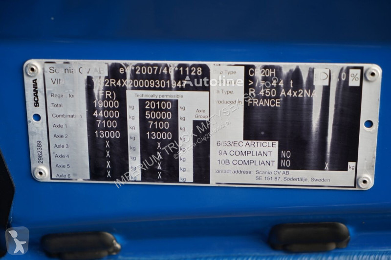 Trekker Scania R 450 / HYDRAULIKA / RETARDER /...