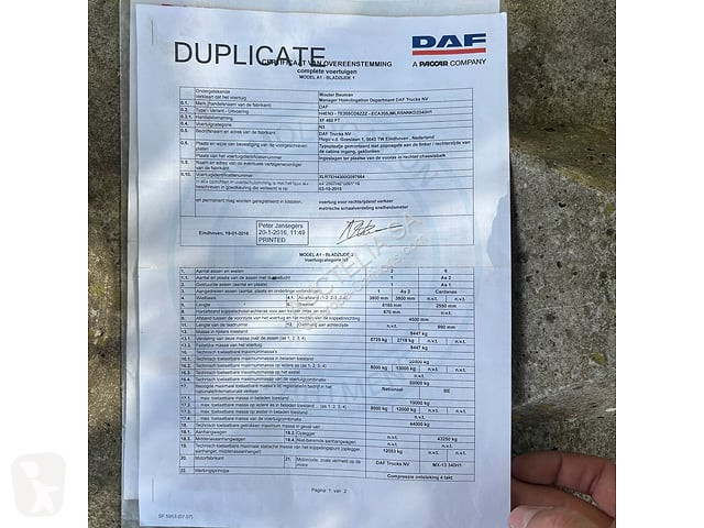 Ťahač DAF FT