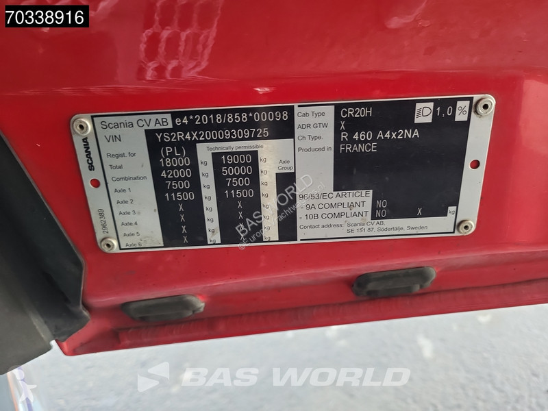 Scania 460 4X2 etarder 2x Tanks ACC Alcoa's...