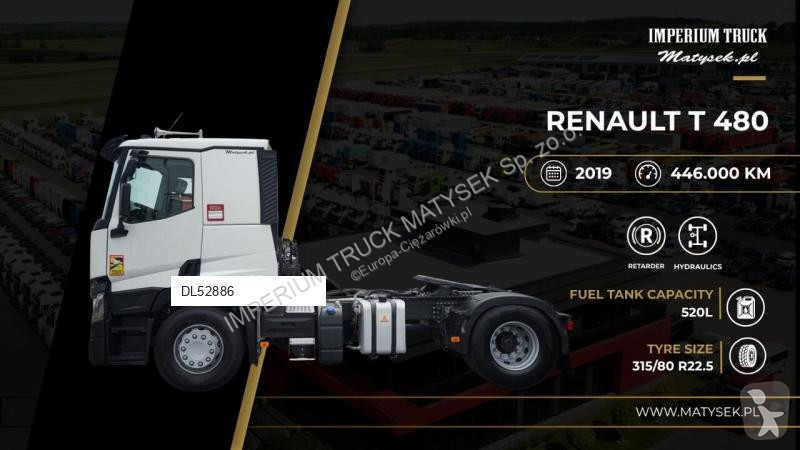 Cap tractor Renault / T 480 / HYDRAULIKA /...