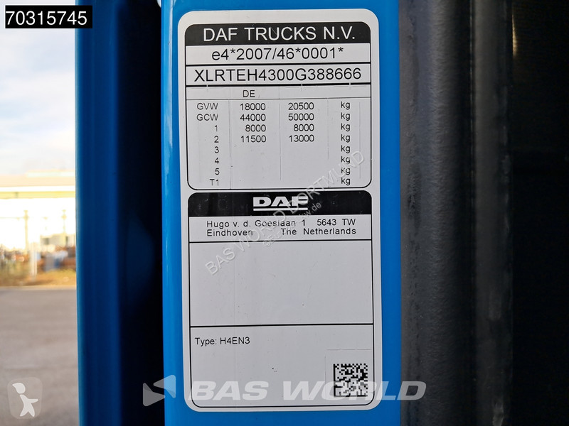 Cabeza tractora DAF XF  4X2 SSC 2xTanks...