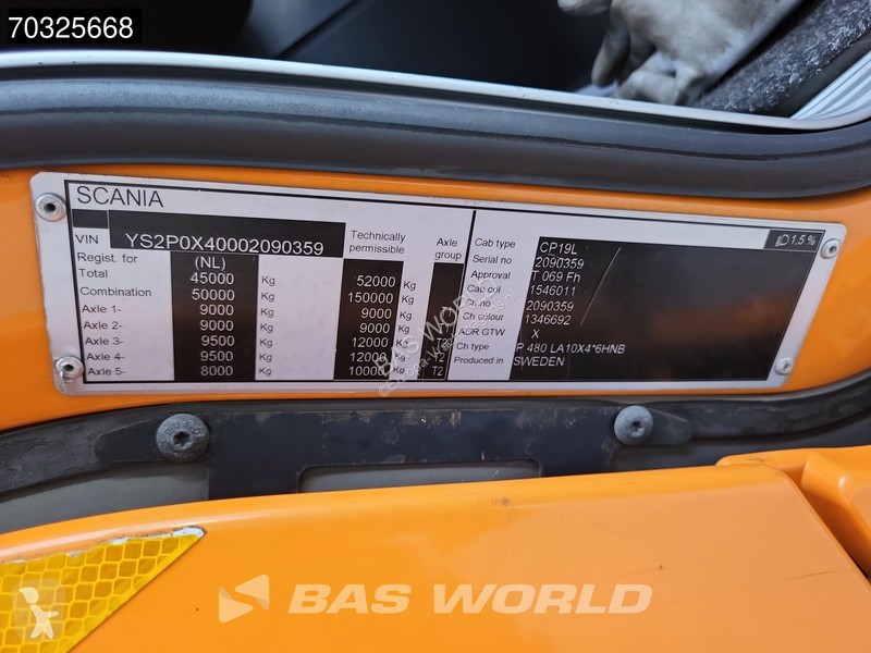 جرار Scania P480 10X4 150T Full-Air Retarder...
