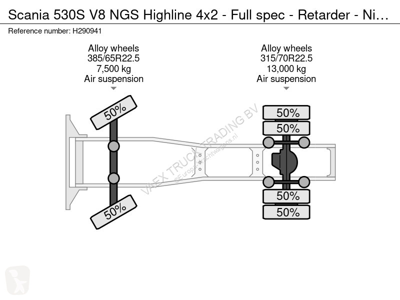 Tratores Scania 530S V8 NGS Highline 4x2 - Full...