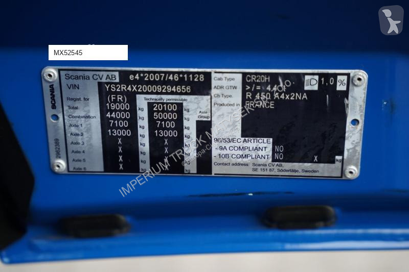 Тягач Scania R 450 / HYDRAULIKA / RETARDER /...