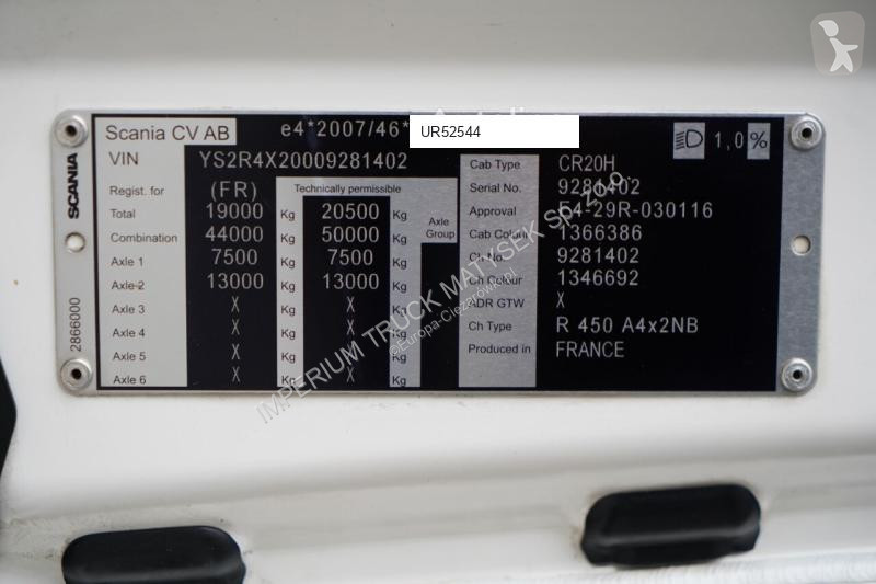 Тягач Scania R 450 / RETARDER / I-PARK COOL  /...