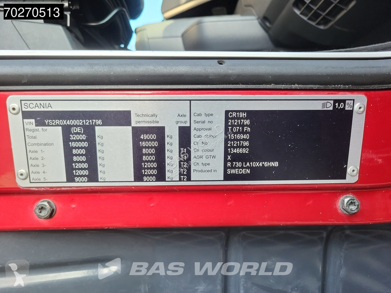 Tracteur Scania 730 10X4 160T! etarder 2x Tanks...