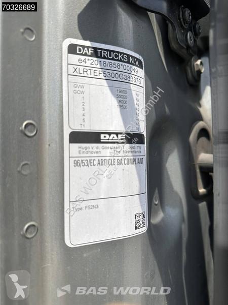 جرار DAF XG+  XG+ 4X2 Mega Full-Air 2x Tanks...