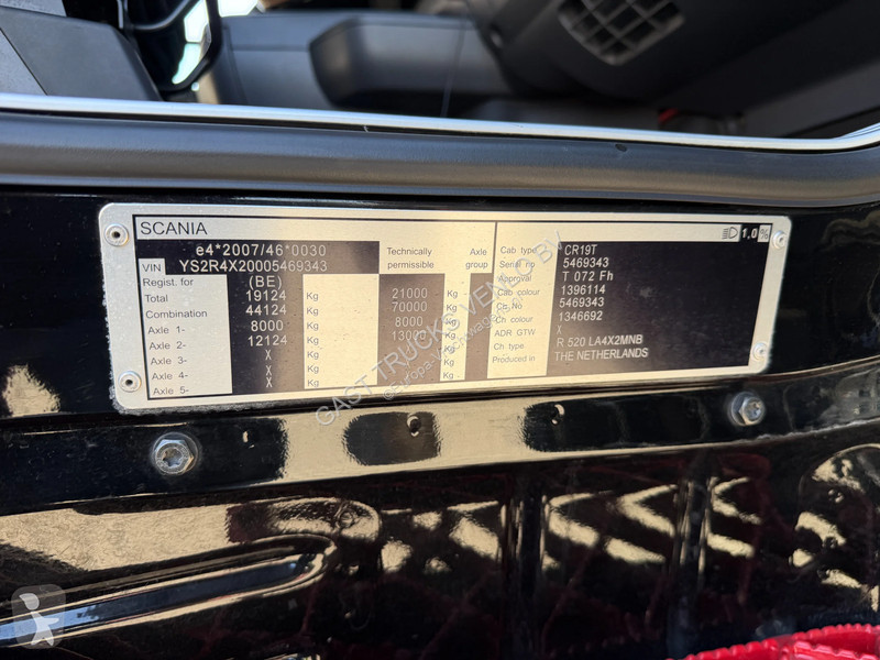 Tratores Scania 520 V8 Full Air etarder 2 Tank...